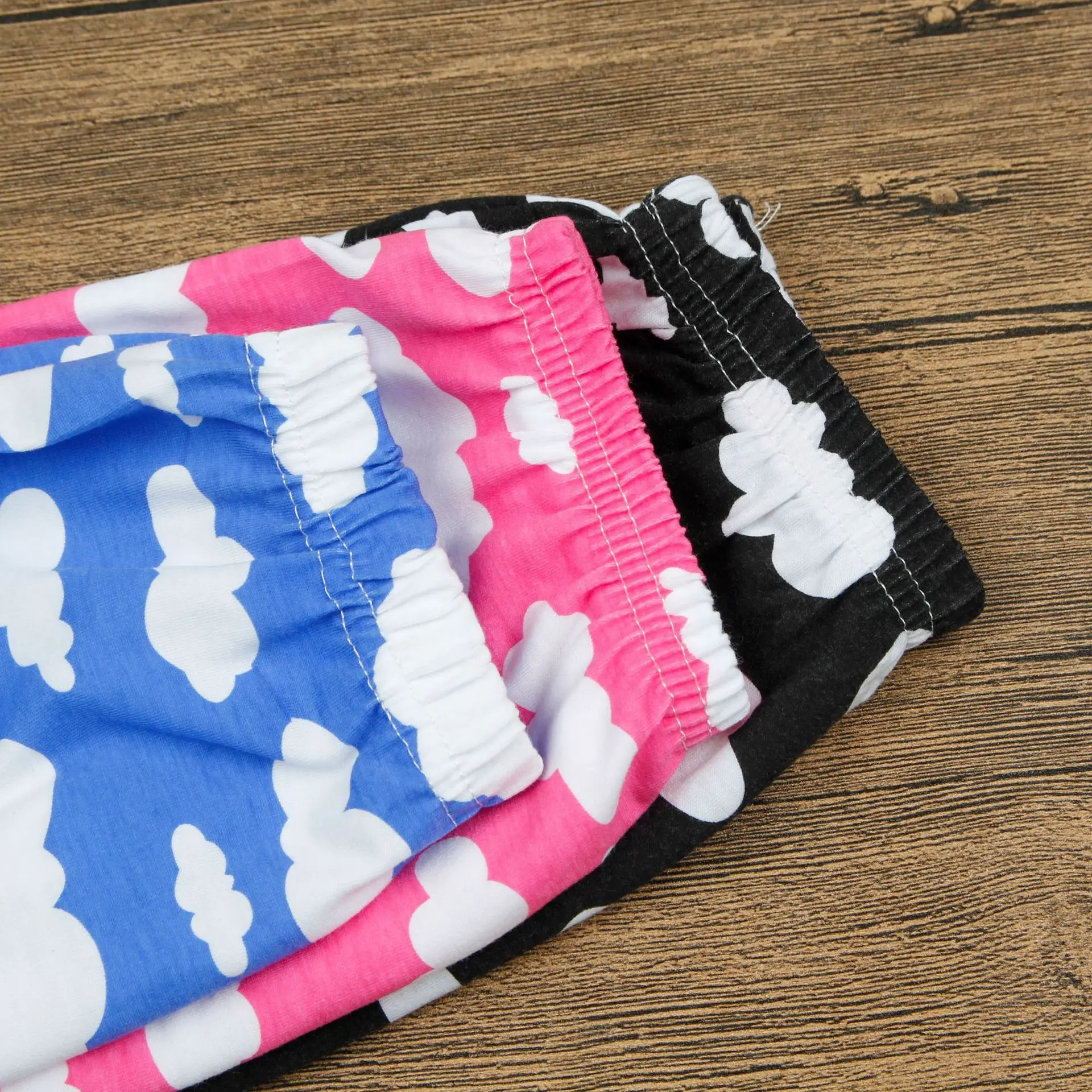 Штанишки для малышей Дети облако печати брюки новорожденных Штаны для маленьких мальчиков и девочек хлопок Одежда для малышей брюки леггинсы брюки для От 0 до 2 лет