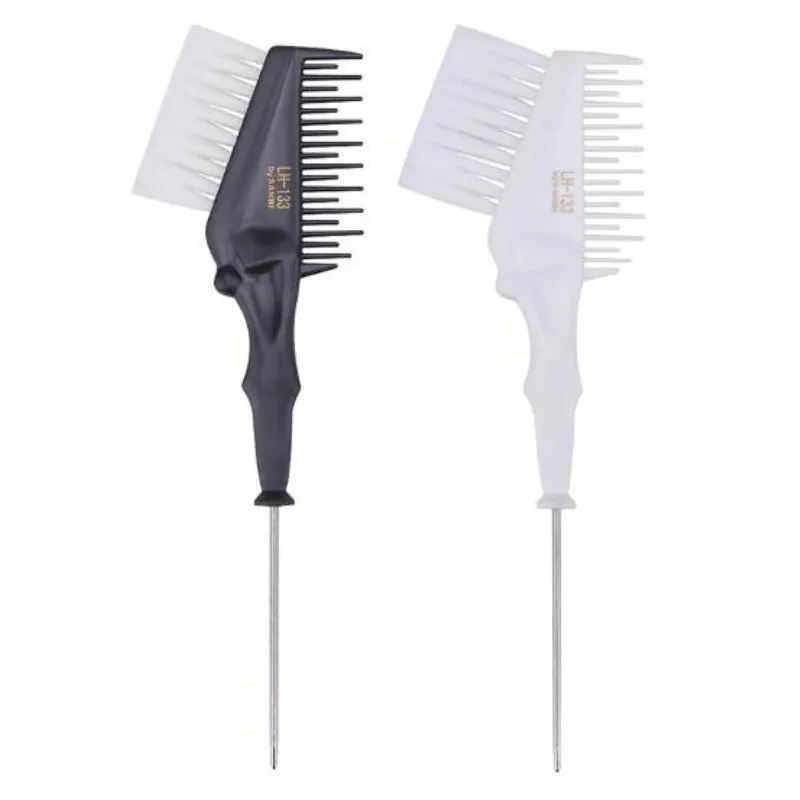 1Pc Plastic Hair Styling Dye Hair Brush Perm Barber Coloring Tail DIY