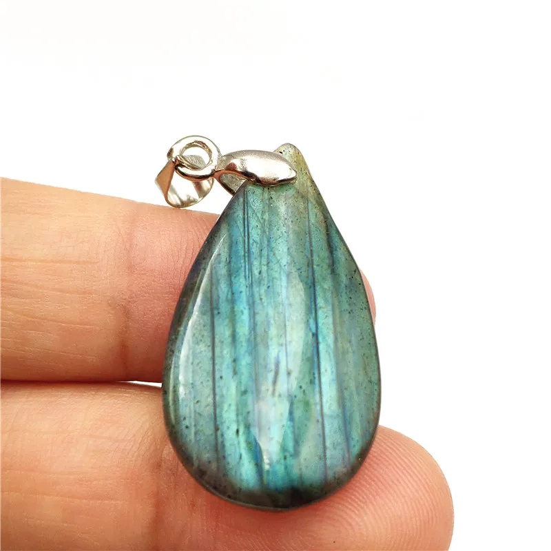 Natural Labradorite Necklace Pendant (1)