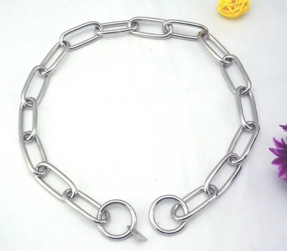 

Gujia 7203 5mmx70cm High Quality Durable P Chock Training Chain Stainless Steel Dog Collar Products for Pets chocker