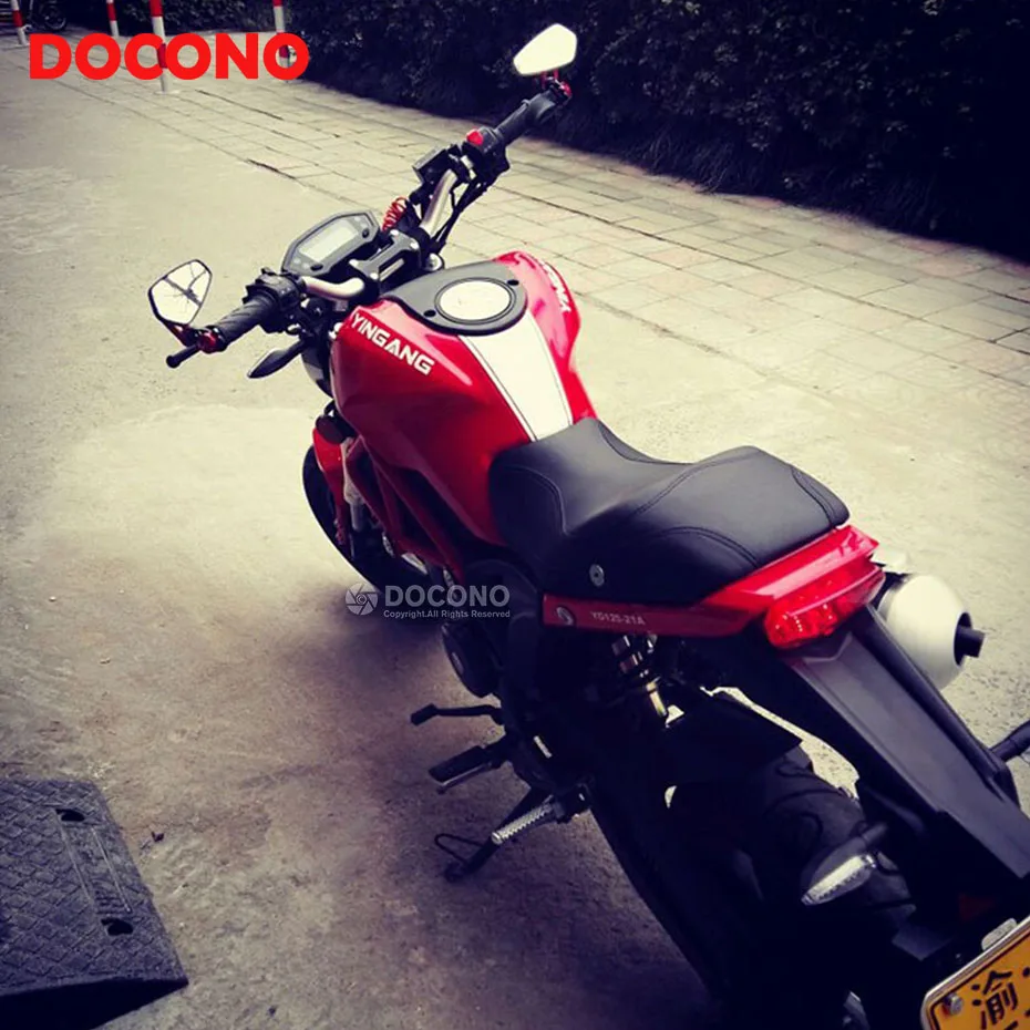 Универсальное зеркало заднего вида на руль мотоцикла для HONDA CB 400 600 MSX 125 SUZUKI GSXR BANDIT