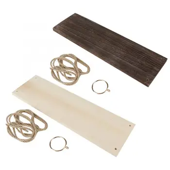 

Wood Swing Shelf Flower Pot Wall Hanging Rack Balcony Garden Planter Stand Holder For Courtyard Garden Balcony To Hold Flower