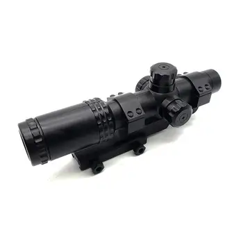 

8x Sight Scope Riflescope Green & Red Cross Tactical Hunting Optics Holographic Sight Toy Plastic Gun Accessories