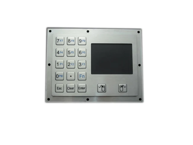 Metal Numeric Keyboard with Touchpad with 15 keys stainless steel keypads Metal Numeric Keyboard with Touchpad with 15 keys stainless steel keypads