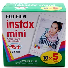 50 листов Fuji Fujifilm Instax Mini 8 белый фильм Filme для Instax Mini 8 70 7 7 s 90 25 50 поделиться SP-1 SP-2 Моментальное фото Камера