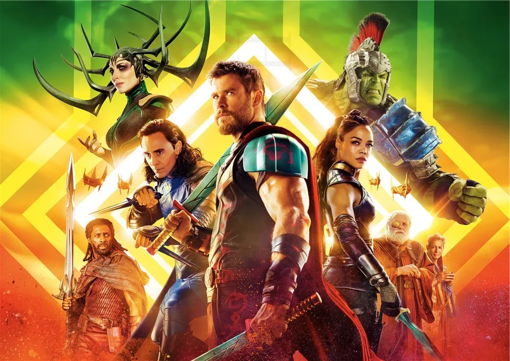 Сливовый Тор RAGNAROK плакаты кино-стикеры Настенные с белым покрытием бумажные принты Высокое разрешение домашнего искусства бренд гостиная спальня бар - Цвет: Сливовый