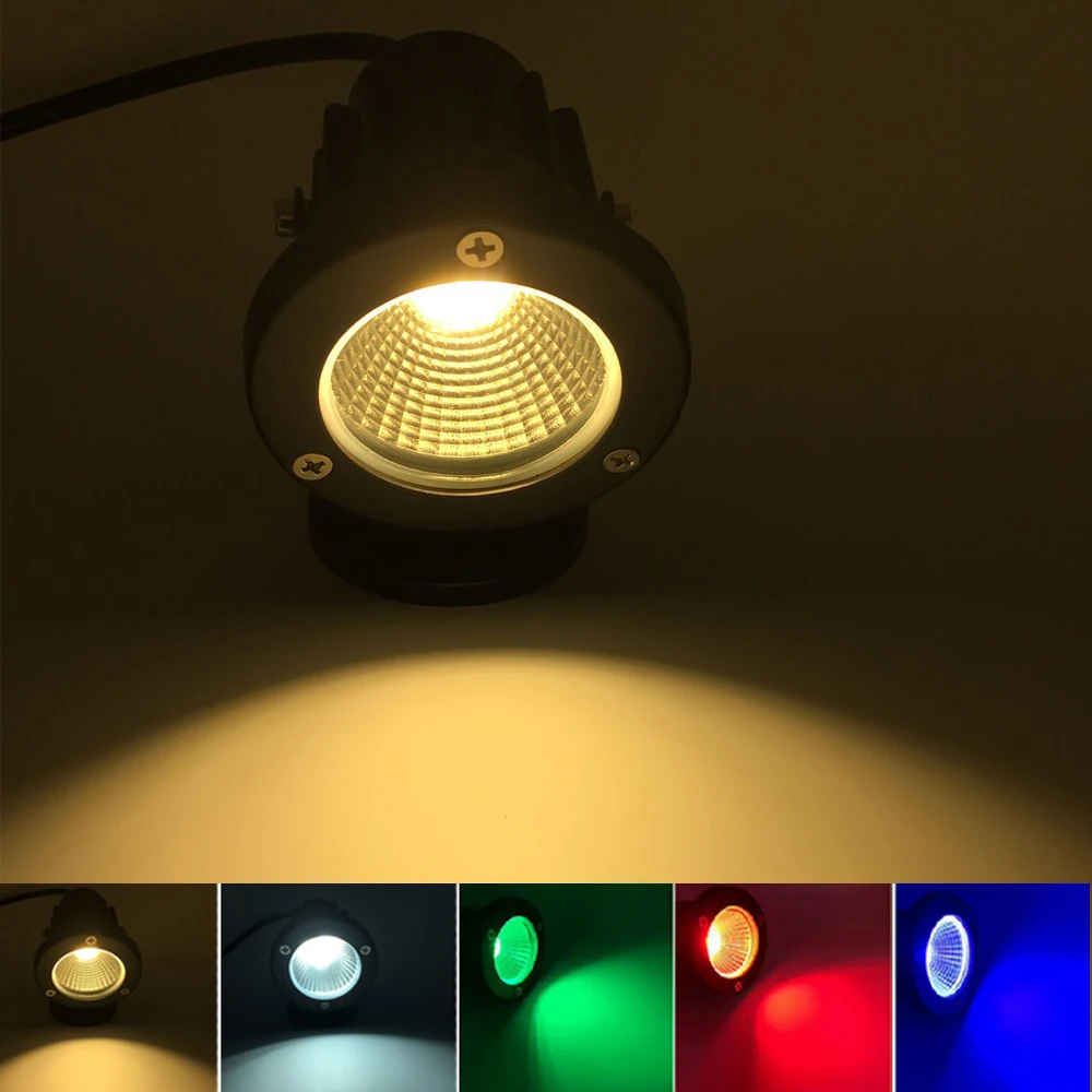 

free shipping 220V 110V led garden light Waterproof Landscape COB Light for Garden Spot Bulbs