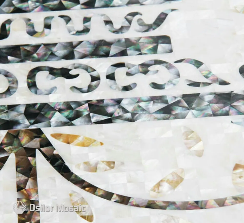 Индивидуальные ручной работы Мозаика Искусство мать жемчуга мозаика плитка Искусство Фрески для украшения для интерьера дома Дерево Узор