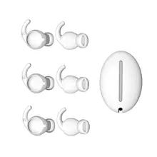 3 пары Противоскользящих силиконовых ушных вкладышей Защитная крышка для наушников сумка для хранения для Apple Airpods Наушники Аксессуары