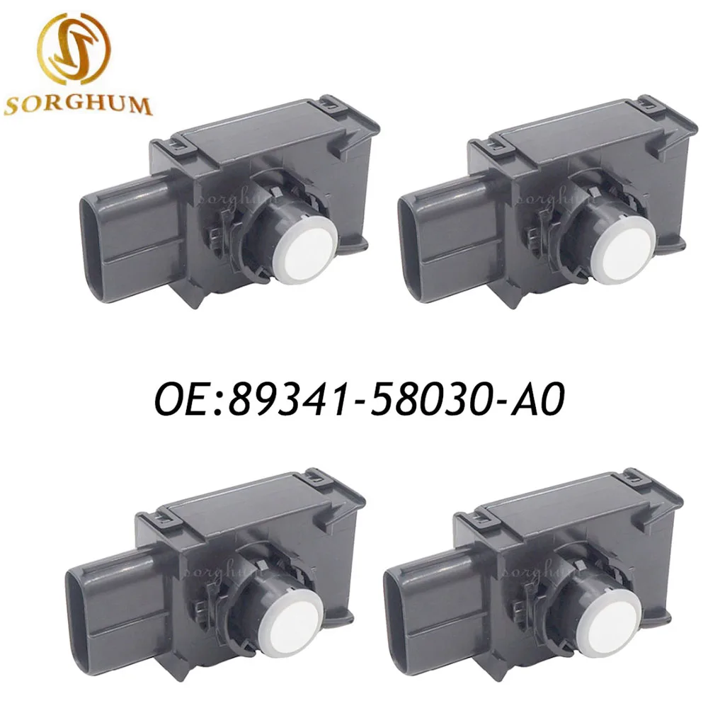 

4PCS PDC Backup Reverse Parking Aid Sensor For Toyota Alphard 89341-58030 89341-58030-A0 White