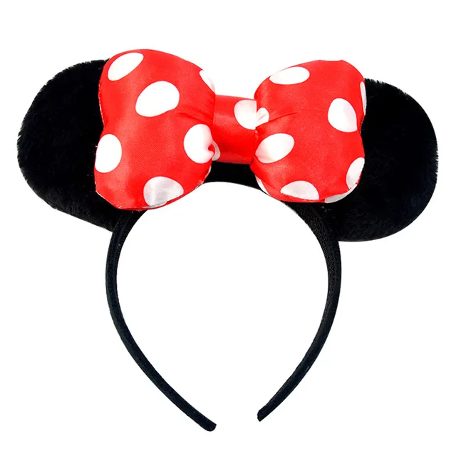1pcs Hot Cartoon Mickey Minnie headband Cute Mouse Ear Hair Band Small
