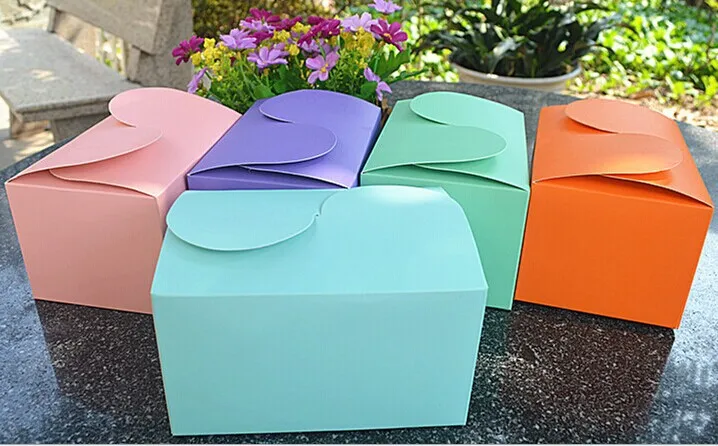 

Colorful Paper Cake Box,Baking/Pastry Packing Box,Cookie/Candy/Nuts Box/DIY Gift Packing Box/20pcs/lot,High Quality 15*10*8CM