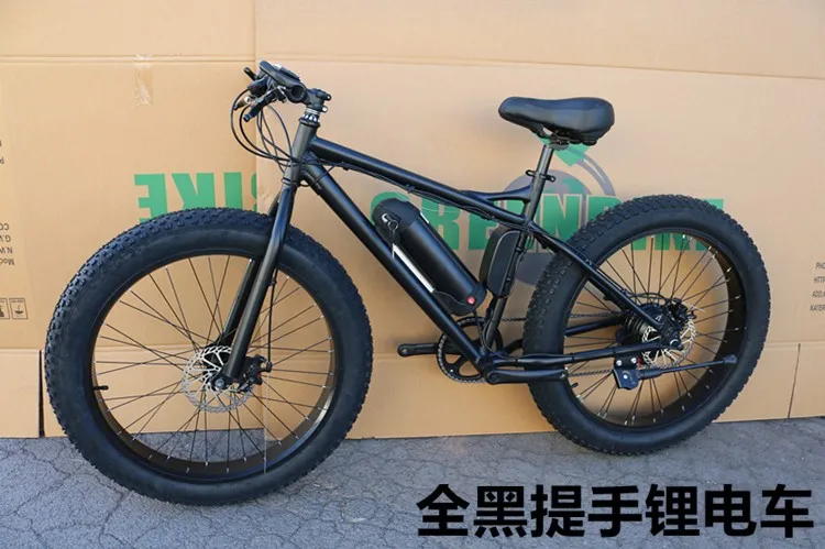 Electric power assisted bicicletta big pneumatico grasso bici neve  biciclette 36/48 V 21/24/27/30 velocità moutain bike 26X4.0 doppio freno a  disco|snow bicycle|fat bike snowfat bike - AliExpress