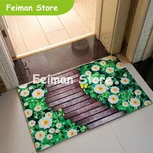 3D креативный дверной коврик завод ковер печать коврики для прихожей спальня гостиная чай кухонные коврики кухня ванная комната противоскользящие маты