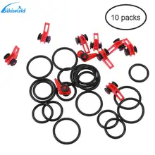 10 шт. Удочка снасти приманки блесны молния держатель удочки клип Пластик держатель Клип рыболовные снасти инструмент Pesca аксессуары Лидер продаж