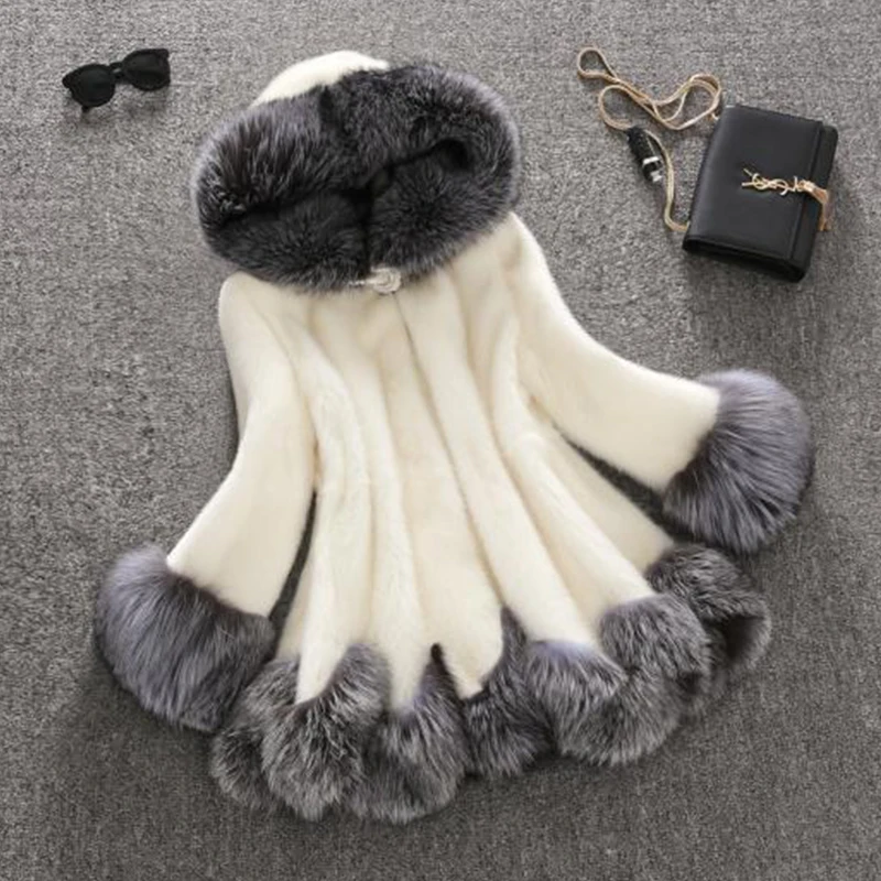 Imitation Fourrure Photo De Et Épais Noir Fausse As Femmes Capot Tendance Vison Avec 2019 Femme Haute Manteau Couleur Garniture as Nouvelle Chaud D'hiver Photo w08OPnk
