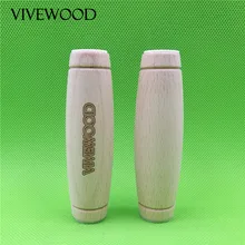 Vivewood, дерево, kururin он сделан из качественного древесина бука, kururin настольная игрушка, с ручкой, Нетоксичная Силиконовая накладка с клейкой лентой 3м