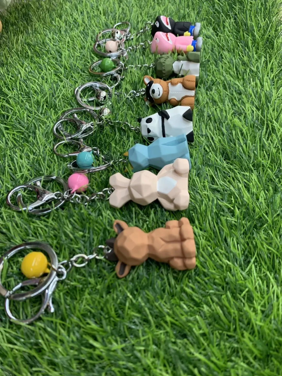 

Hanging, accessories,Keychains, trinkets, gifts， cute little dinosaurs，panda,cat,Little Doll,animals