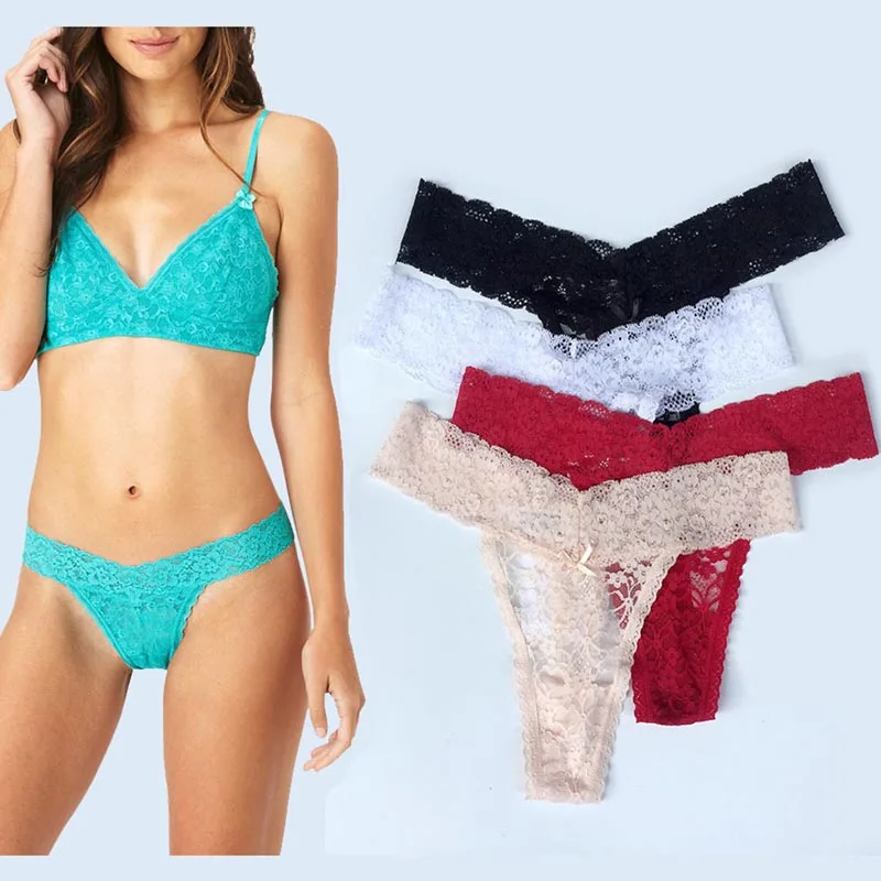 S-XXL Big Size Sexy Cozy Lace Briefs Short G Thongs G-String Lingerie Panties Underwear Women  (11)