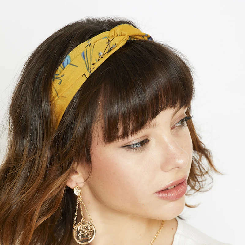 

Coco&willow Fashion Gorgeous Soft Jersey Cotton Fabric Hairbands for women vintage girls hair band hair accessories