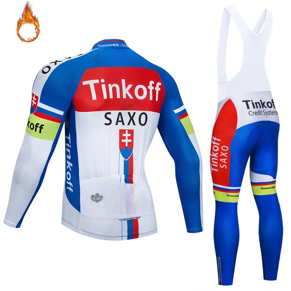 Tinkoff одежда для велоспорта Pro Team зимние теплые флисовые мужские майки для велоспорта MTB велосипед Майо Ropa Ciclismo Спортивная одежда