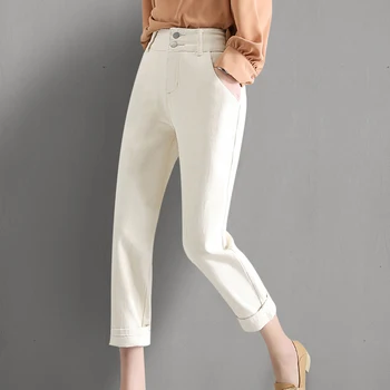 

Real shut denim jeans panty women spring summer style autumn 2018 new denim pants female 399#