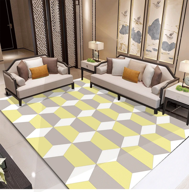 Ковры в скандинавском стиле для гостиной, простые ковры с 3D принтом, большой размер, высокое качество, домашний коврик, современный утепленный ковер для гостиной, Tappeto