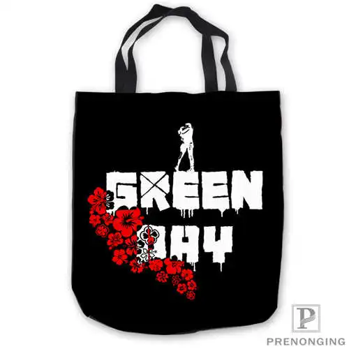 

Custom Canvas Green_Day_St__Jimmy Tote Shoulder Shopping Bag Casual Beach HandBag Daily Use Foldable Canvas #180713-06-26