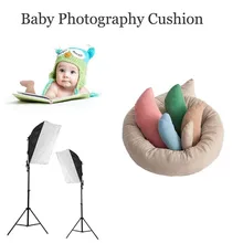 Foto do bebê recém-nascido adereços profissional posando crescente travesseiro fotografia atirar posicionador conjunto