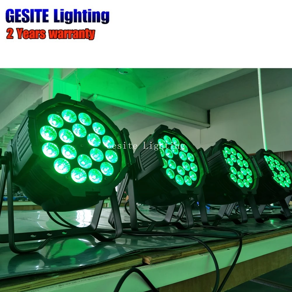 Luzes do Palco Luz com dj 8 Pçs e lote Mini Led Par Pode 18x18 w Rgbwa uv Dmx Profissional 17 Efeito de Iluminação de palco