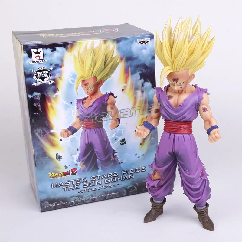 25 см аниме Dragon Ball Z Super Saiyan Son Gohan фигурки мастер звезды кусок Стрекоза фигурка Коллекционная модель игрушки - Цвет: boxed