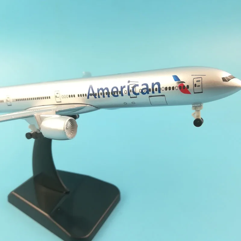 JASON TUTU Plane Model Airplane Model American Boeing B777 Aircraft Model 1:200 Diecast Metal 20cm Turkey Airplanes Plane Toy