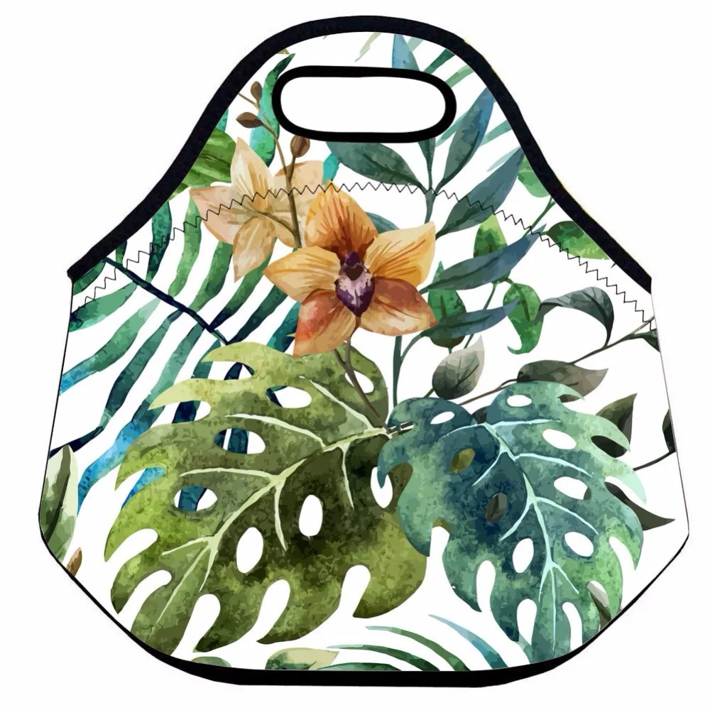 tropical lunch bag