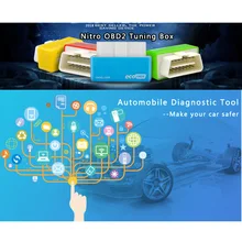 

Code Readers & Scan Tools Nitro OBD2 Plug and Drive OBD 2 Chip Performance Tuning Box With Reset Button For Benzine Diesel Cars