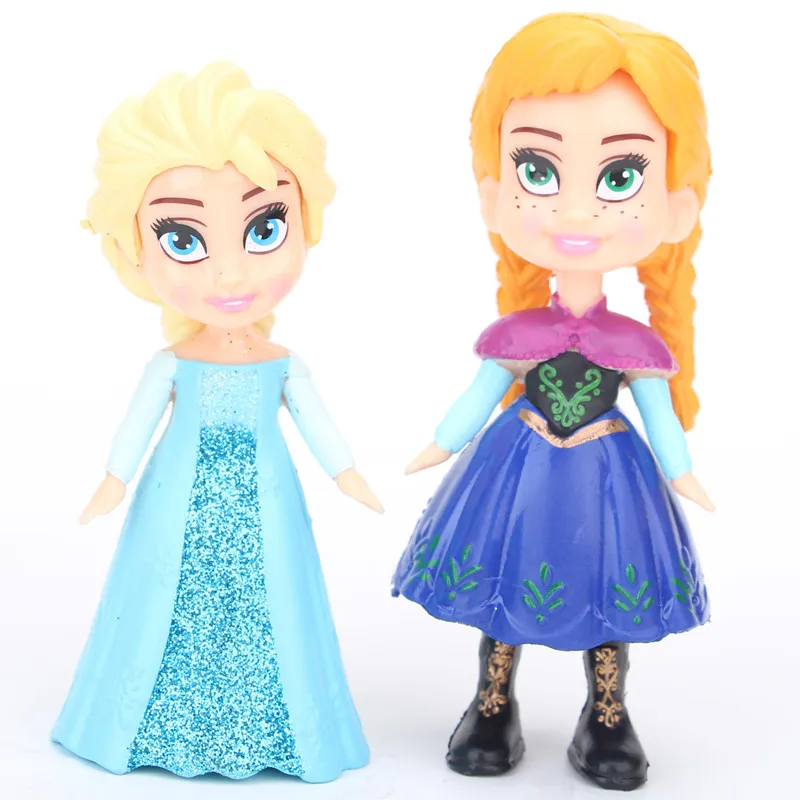 Игрушки Принцессы Disney 8 шт. 5 9 см Моана Белоснежка Merida фигурки героев Русалка