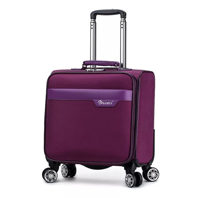 Ретро полосой 18 дюймов PU Роллинг багаж mala Spinner бренд красочный чемодан vs прекрасная сумка на колесиках для путешествий сумка для багажа