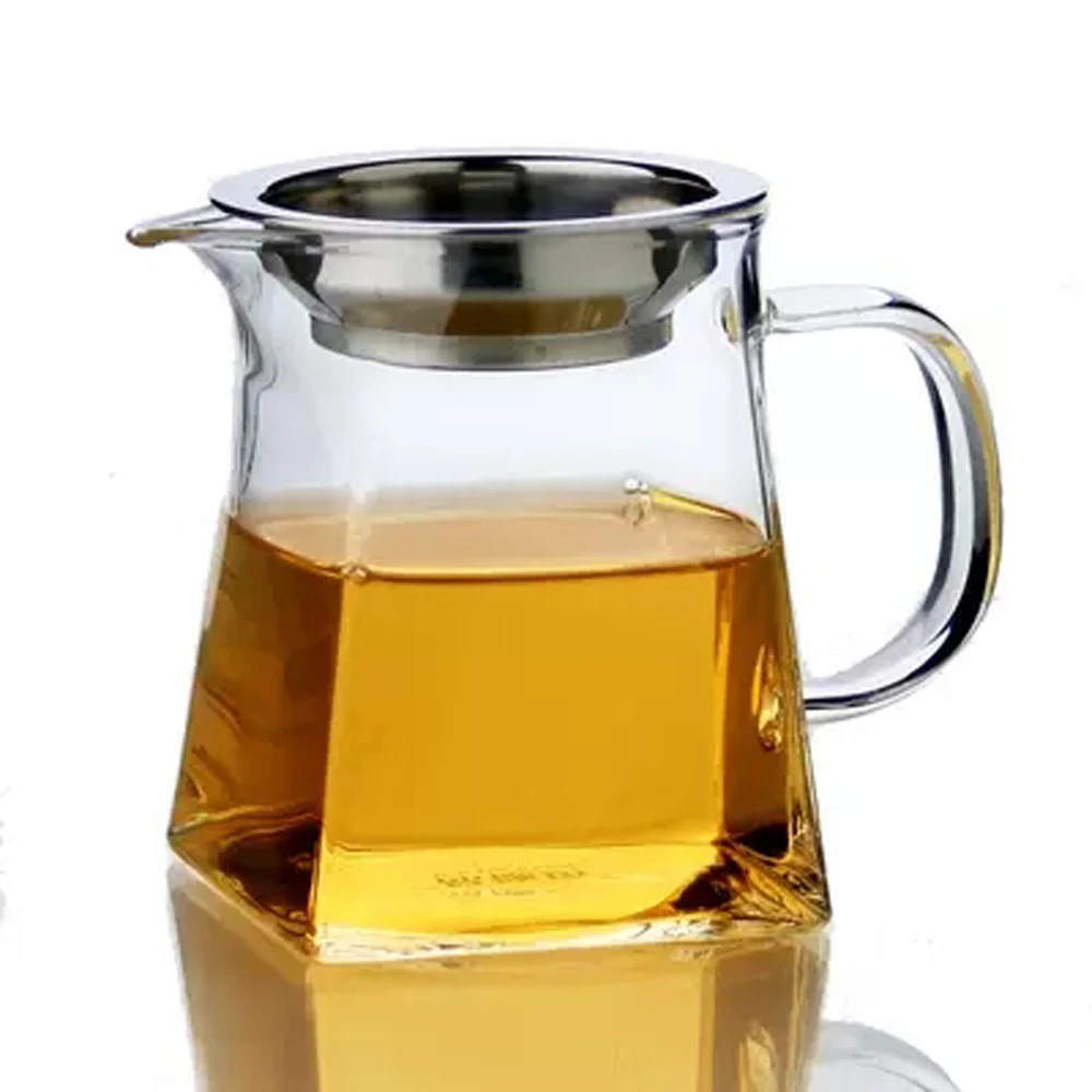 

Heat-resistant Glass Kungfu Tea Fair Mug with Filter and Cups Teaset Water Jug Beer Serving Pitcher Milk Coffee Juice Mug Bottle