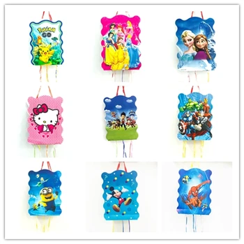 

1pc/set Micky Minnie Mouse Anna And Elsa Princess Minions Avenge Trolls Pinata Kids Birthday Party Supplies