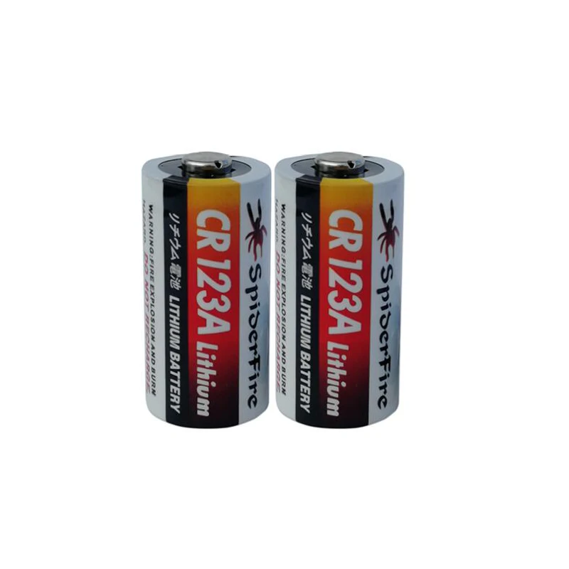 2 шт. литиевая батарея CR123 CR 123A CR17345 16340 cr123a 3v Non-аккумуляторные батареи для Камера газовый счетчик сухая батарея