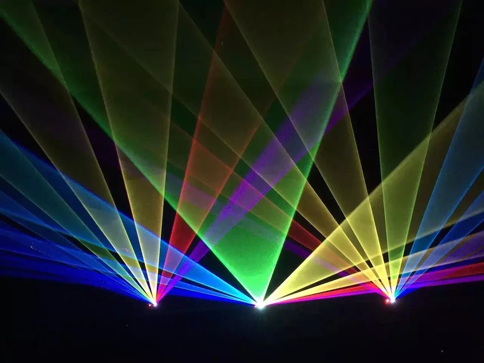 Full Color 3W RGB Animation Laser Stage Light Analog 20Kpps scanner ILDA DMX512/Sound/Auto/SD lazer