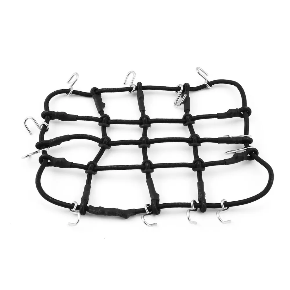 

T-Power Roof Rack Luggage Net Carrier Mesh Cover with Hook for 1/10 Crawler RC Car Crawler HIP CC01 AXIAL SCX10 RC4WD