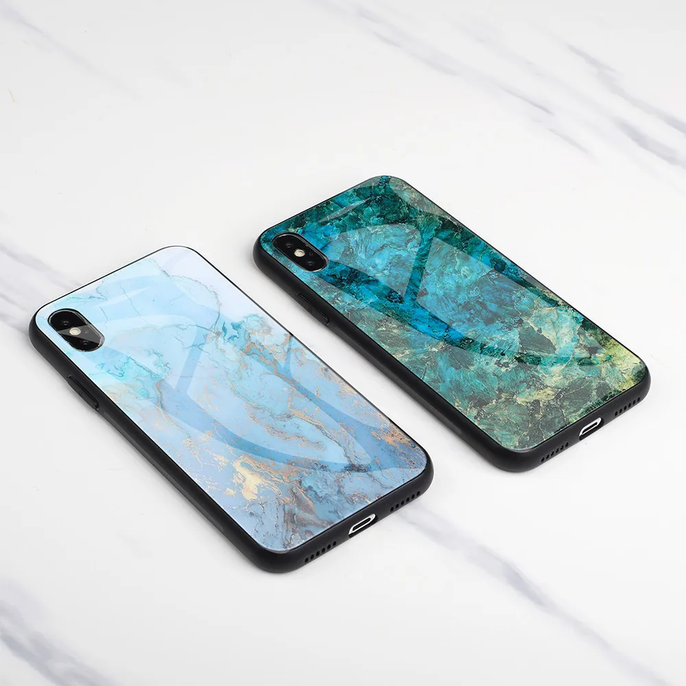 KISSCASE чехлы из закаленного стекла для huawei P20 Lite 30 Nova 3 3i Роскошный Мраморный чехол 4