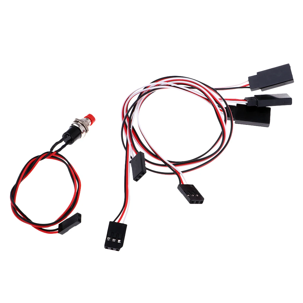 LED lights + IC Lamp Group Headlight Kit For TRAXXAS Trx4 RC Car Parts DIY Replacement Repair Accessories