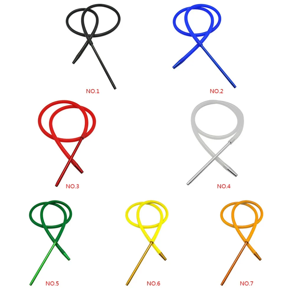 Кальян 1,8 м шланг с алюминиевый стержень силиконовый шланг кальян шланг Современная курительная трубка инструмент домашние люди твердый