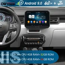 " ips Android 9,0 Восьмиядерный 4G ram+ 64G rom автомобильный dvd-радио GPS для suzuki ignis 2010- DSP CarPlay Parrot BT стерео Adas