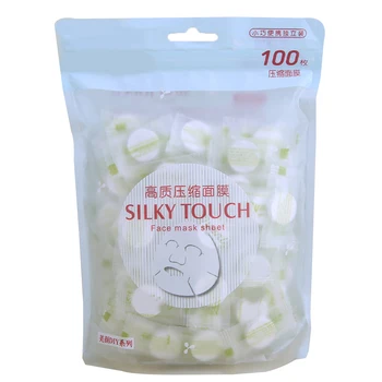 

100PCS/Set 2020 New Facial Non-woven Compressed Masque Disposable Wrapped Masks Sheets Tablets for DIY Skin Care