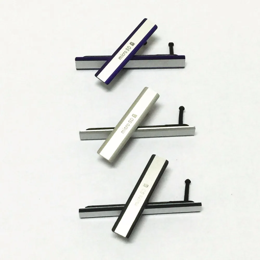 

Repair Micro SD USB + SIM Card Slot Dust Plug Cover Charging Port for Sony Xperia Z2 D6503 L50W D6502 D6543 dust cover