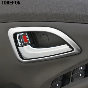 

Car Accessories 4pcs For HYUNDAI IX35 2010 - 2013 2014 ABS Chrome Car Interior Trim Door Handle Bowl Decoration Cover Trims