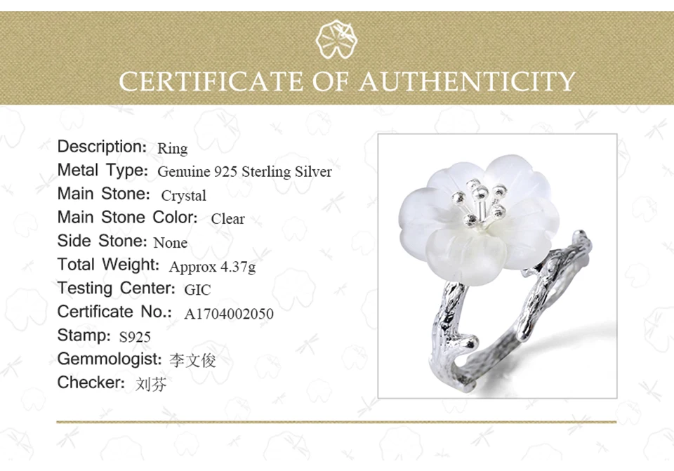 Lotus Fun Real 925 Sterling Silver Natural Handmade Fine Jewelry Flower in the Rain Ring Open Rings for Women Female Bijoux