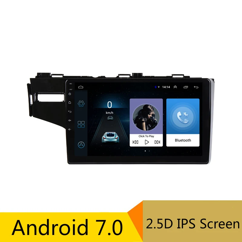 

10" 2.5D IPS Android 7.0 Car DVD Multimedia Player GPS For honda Fit jazz 2014 2015 2016 2017 audio car radio stereo navigation
